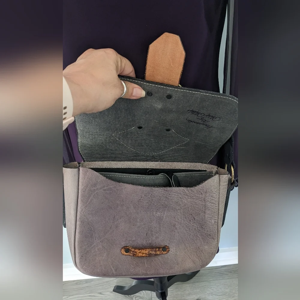 Phillip Phillips Hand Made Leather Shoulder/Crossbody Bag